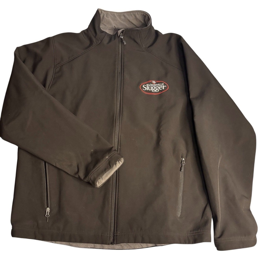 Louisville Slugger Jacket‎ Mens Extra Large Fleece Lined Embroidered